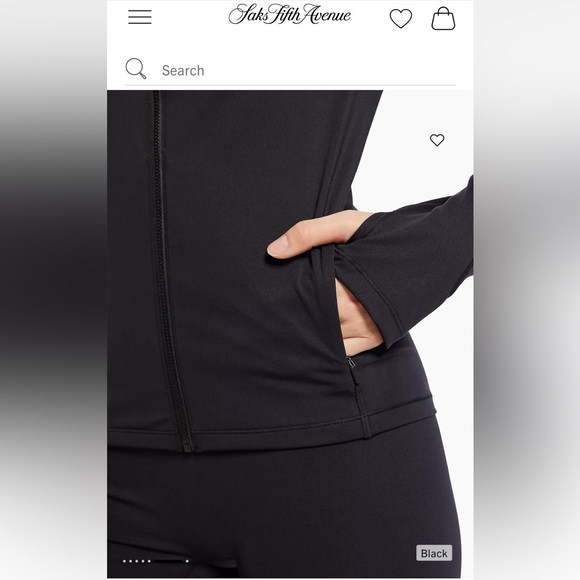 NWT BANDIER Encore Performance Full Zip up front long sleeve zip pockets Jacket - Picture 3 of 16